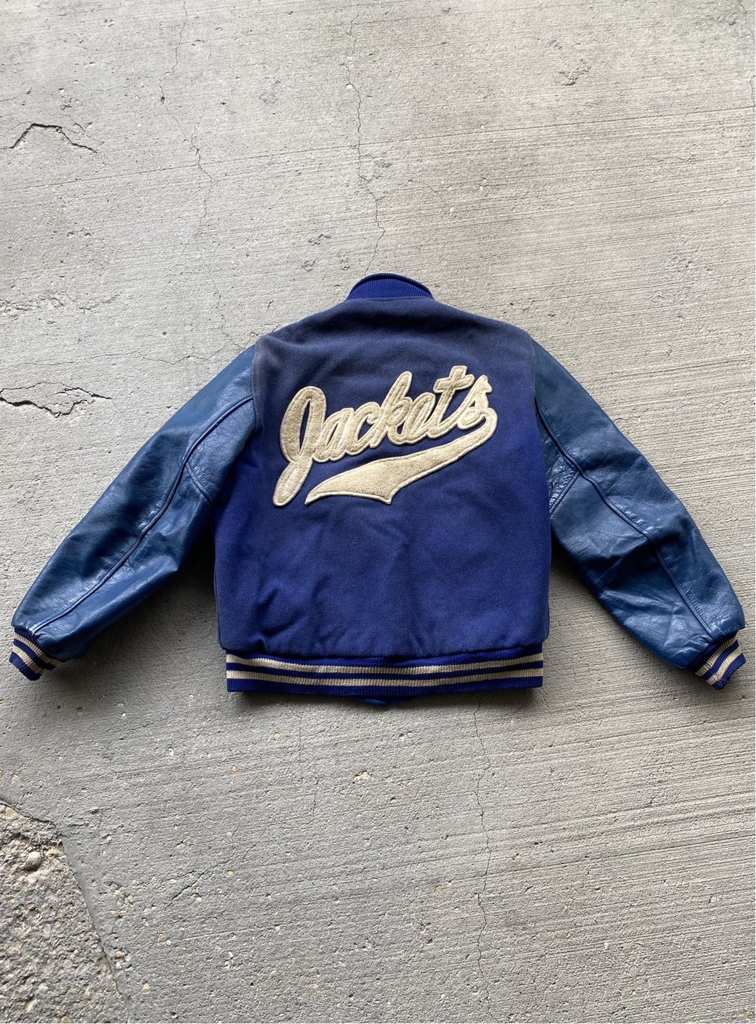 Blue “jackets” varsity jacket